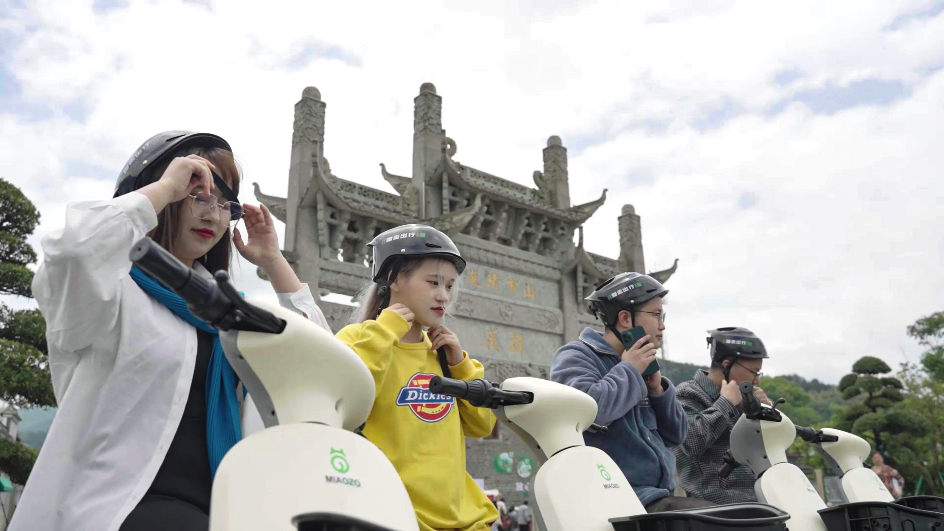 便捷的景區共享電單車 便捷的景區共享電單車