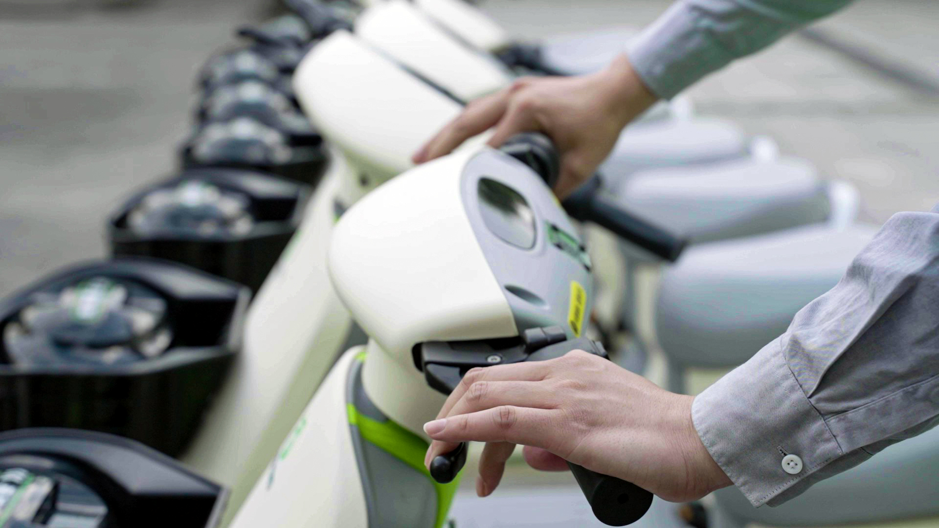 方便的共享電單車 方便的共享電單車